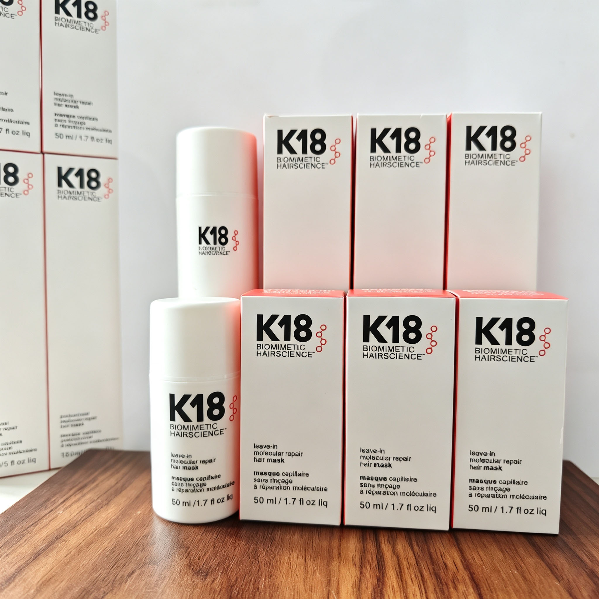 Hair Care K18 - قناع الشعر K18 للإصلاح الجزيئي بدون