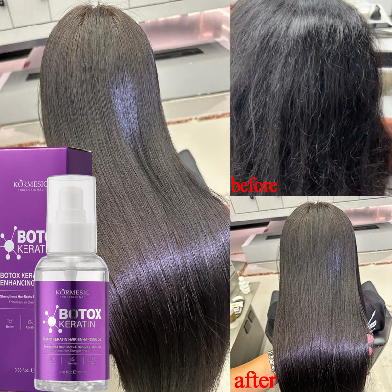 Hair Care Korean Products - زيت الكيراتين السحري لتعزيز الشعر، يعيد