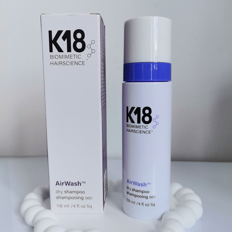 شامبو جاف فاخر K18 AirWash سعة - مراجعة Hair Care K18 وسعره