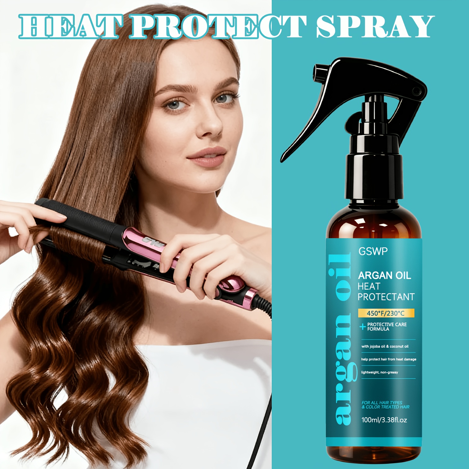 GSWP بخاخ حماية بزيت الأرغان،  - مراجعة Hair Care K18 وسعره
